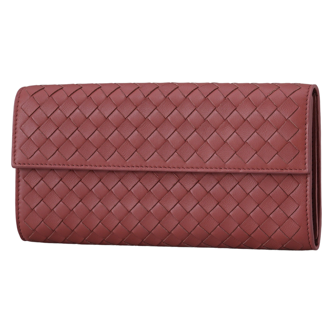 BOTTEGA VENETA(USED)보테가베네타 인트레치아토 플랩 장지갑